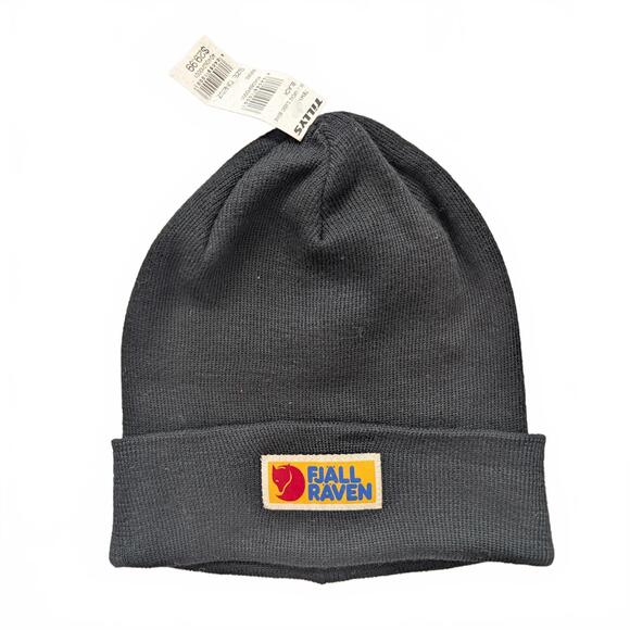 Fjallraven Black Beanie Hat - Picture 1 of 2